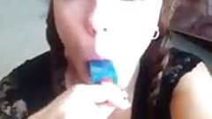 Pretty K. Popsicle Facefuck pt.2